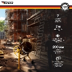 Бетоносмеситель Kranz KR-200 1000 Вт, 200 л, чугунный венец, 23 об/мин, фото2