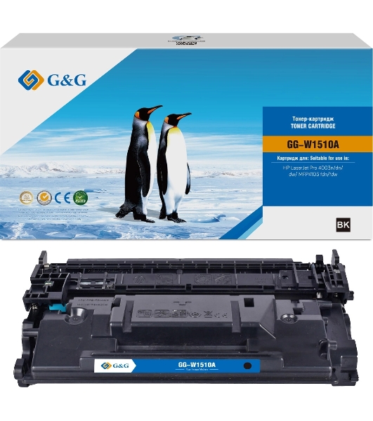 Картридж лазерный G&G GG-W1510A черный (3050 стр.) для HP LJ Pro 4003n/dn/dw/MFP4103 fdn/fdw