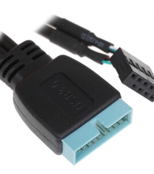 Кабель Cablexpert Внутренний USB2 - USB3 кабель, 9pin/19pin, 0.3m (CC-U3U2-01)