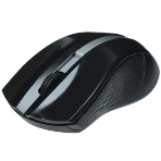 Мышь беспроводная Qumo Office M15 Style черный, 1000 dpi, радиоканал, USB, кнопки - 3, фото3