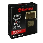 Электробритва Sakura SA-5421BR 3гол 2триммера сух.бритье аккум, фото5