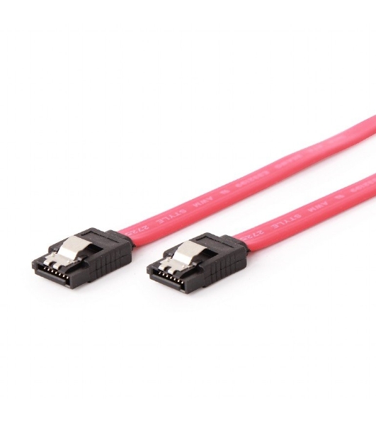 Кабель интерфейсный SATAIII Cablexpert CC-SATAM-DATA-XL, 100 см, 7pin/7pin, защелка, пакет