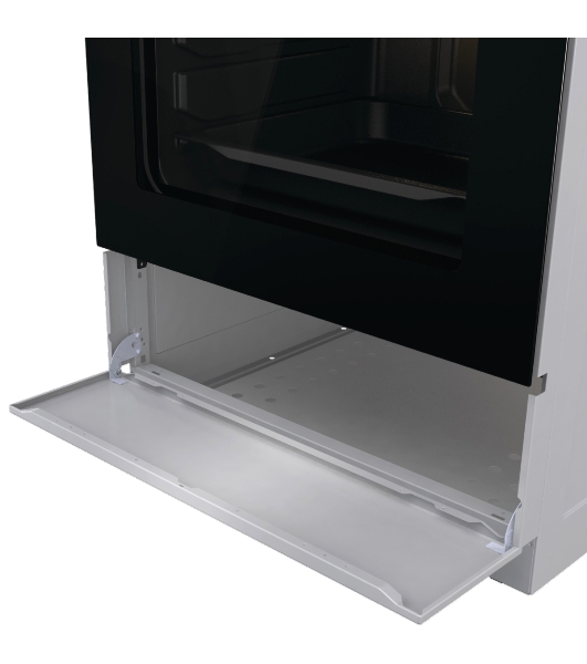 Плита электрическая Gorenje GEC6A11SG серый, конфорок 4 электрических, духовка 65 л, 60 см x 85 см x 60 см