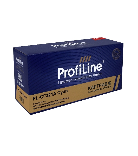 Картридж лазерный ProfiLine совместимый CF321A для HP Color LaserJet M651/M680 16500к Голубой PL
