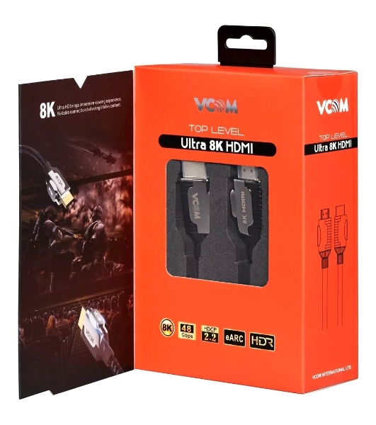 Кабель HDMI 19M/M,ver. 2.1, 8K@60 Hz 3m VCOM CG864-3M