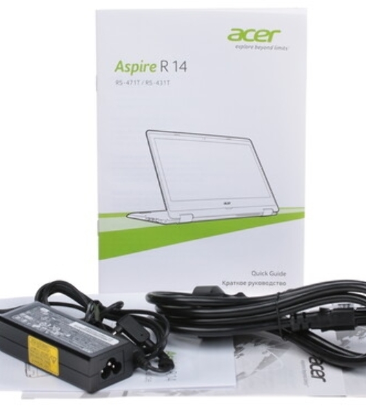 Модуль (матрица + тачскрин) для Acer Aspire R14 R5-471T черный