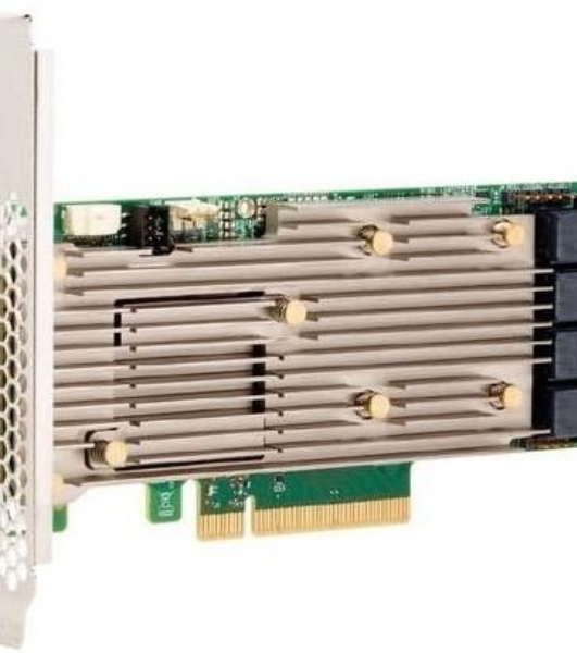 Контроллер MegaRAID 9460-16I SGL (05-50011-00), PCIe 3.1 x8 LP, SAS/SATA/NVMe, RAID 0,1,5,6,10,50,60, 16port(4 * int SFF8643), 4Gb Cache, 3516ROC