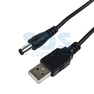 Кабель Rexant USB штекер - DC разъем питание 2,1х5,5 мм, 1,5 м