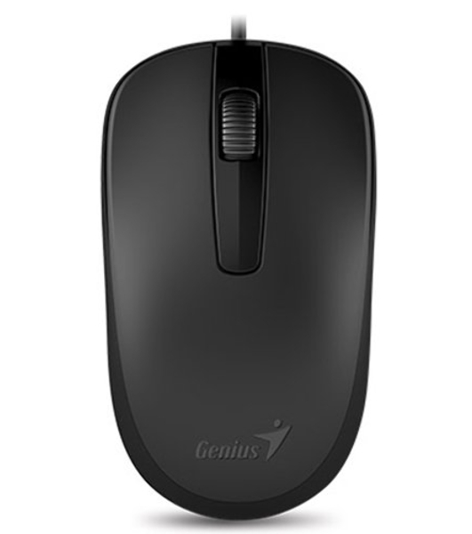 Мышь проводная Genius DX-120 черный, 1000 dpi, USB, кнопки - 3