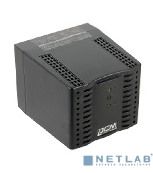 Стабилизатор напряжения Powercom TCA-1200 600Вт 1200ВА черный