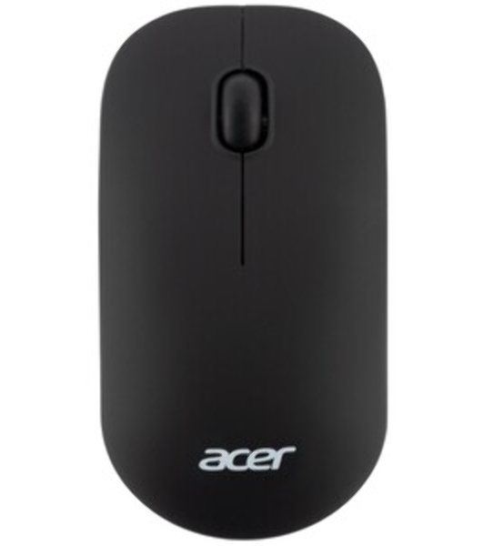 Мышь беспроводная Acer OMR130 черный, 1200 dpi, радиоканал, USB, кнопки - 3