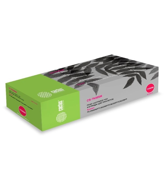Картридж лазерный Cactus CS-TK895M пурпурный (6000 стр.) для Kyocera Mita FS C8020/C8020MFP/C8025/C8025MFP