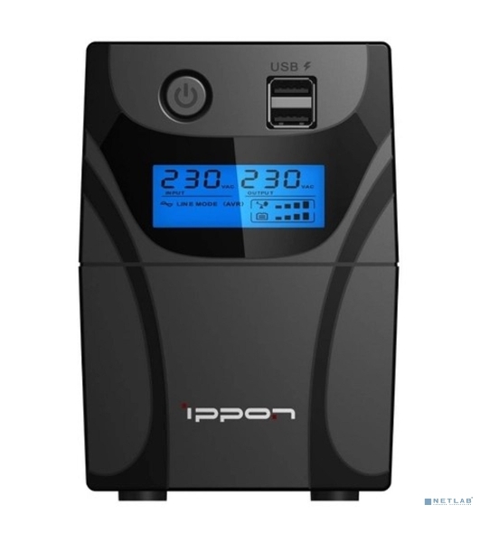 Источник бесперебойного питания Ippon Back Power Pro II 500 300Вт 500ВА черный