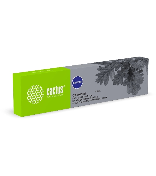 Картридж матричный Cactus CS-S015339 черный (6.35x30, 3 000 000 символов) для Epson PLQ-20/20M/20K/20KM/30K/LQ-90KP