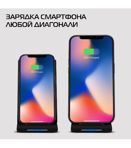 Беспроводное зарядное устройство Buro CWC-QC5 15W 3A (QI) USB-C универсальное черный