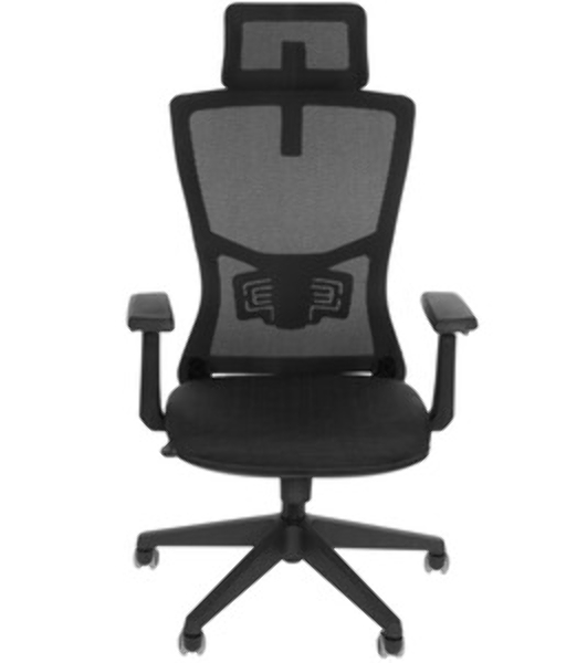 Кресло руководителя Бюрократ MC-811-H черный Elastic-102 крестов. пластик