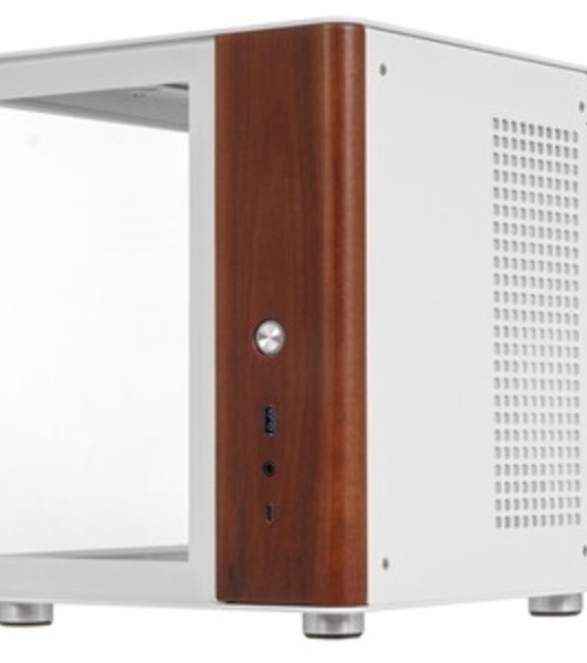 Компьютерный корпус без блока питания Case JONSBO TK-0 белый, Desktop SFF, TG, no fan, 1xUSB-A 3.2 + 1xUSB-C 3.2, SFX PSU Support, mITX белый