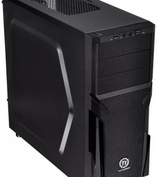 Компьютерный корпус Thermaltake Versa H21 черный без БП ATX 2x120мм 1xUSB 2.0 1xUSB 3.0 audio bott PSU