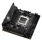Материнская плата ASUS ROG STRIX B650E-I GAMING WIFI, AM5, AMD B650, 2xDDR5, 2xSATA, 2xM.2, 1xPCIe 5.0 x16, 1xHDMI, 1x 2.5Gb LAN, 4xUSB-A 3.2 Gen 2, 1xUSB-A 3.2 Gen 1, 1xUSB-C 3.2 Gen 2x2, 3x3.5 мм, 7.1, Mini-ITX, фото4