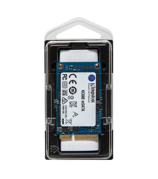 Накопитель SSD Kingston KC600, 1Tb, mSATA, R/W 550/520