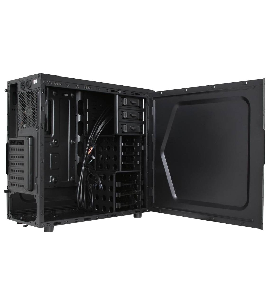 Компьютерный корпус Thermaltake Versa H21 черный без БП ATX 2x120мм 1xUSB 2.0 1xUSB 3.0 audio bott PSU