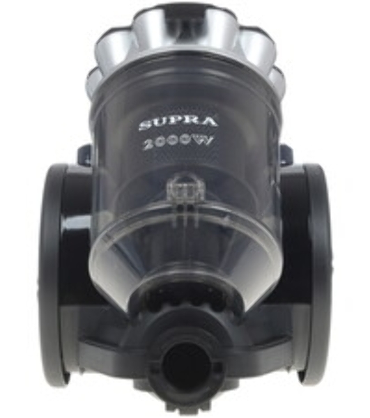 Пылесос SUPRA VCS-2525 серый/красный, 420/2450 Вт, уборка сухая, пылесборник контейнер 3.5 л