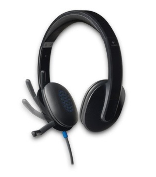 Гарнитура Logitech USB Headset H540 чёрный, проводная, USB