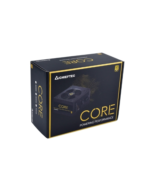 Блок питания Chieftec BBS-600S, 600Вт, 80 PLUS Gold, 120мм, черный