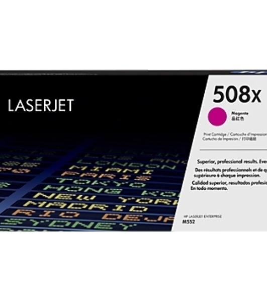 Тонер Картридж HP 508X CF363X пурпурный для HP CLJ M552/M553 (9500стр.)