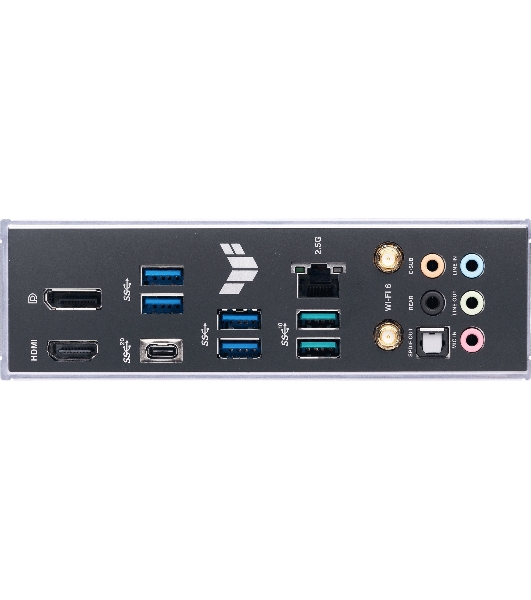 Материнская плата ASUS TUF GAMING H770-PRO WIFI, LGA 1700, Intel H770, 4xDDR5, 4xSATA, 4xM.2, 1xPCIe 5.0 x16, 1xPCIe 4.0 x4, 2xUSB-A 3.2 Gen 2, 4xUSB-A 3.2 Gen 1, 1xUSB-C 3.2 Gen 2x2, 1x2.5Gb LAN, 5x3.5 мм, 7.1, Standard-ATX