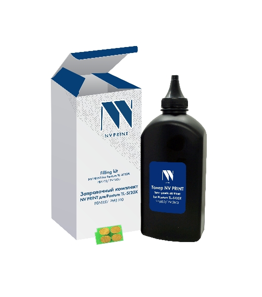 Заправочный комплект NVPrint Pantum TL-5120X (BP5100, BM5100), 380 гр, 15 000 стр (тонер+чип)