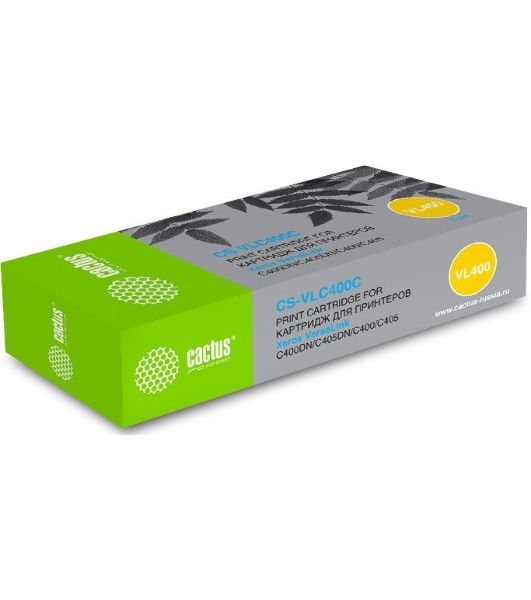 Картридж лазерный Cactus CS-VLC400CRU 106R03534 голубой (8000 стр.) для Xerox VersaLink C400DN/C405DN/C400/405/C400N/C405N/