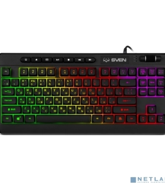 Клавиатура SVEN KB-G8200 проводная, USB Type-A, чёрный