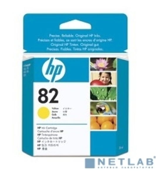 Картридж струйный HP №82 CH568A желтый для HP DJ 510 (28мл)