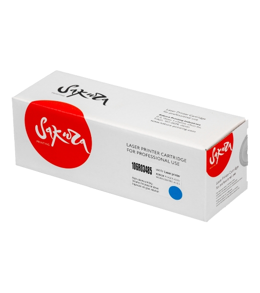 Картридж лазерный Sakura 106R03485 для Xerox Phaser, WC, голубой, 2400 к.