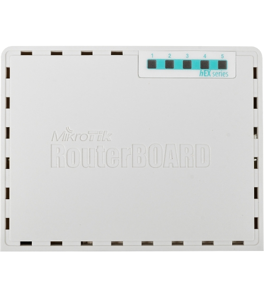 Роутер MikroTik RB750Gr3 hEX (RouterOS L4) with power supply and case 5 port 10/100/1000 гигабитный высокопроизводительный Ethernet