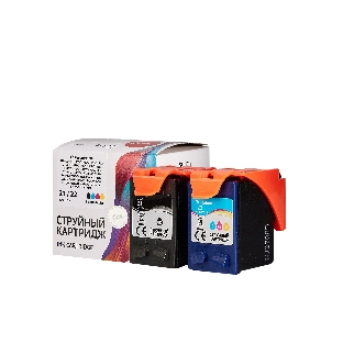 Набор струйных картриджей Sakura SD367AE (№21 Black/ 22 Tri-colour) для HP, мультипак, 11 мл., 600 к.
