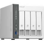 Сетевое хранилище SMB QNAP TS-433-4G NAS 4 HDD trays. ARM 4-core Cortex-A55 2.0GHz, ram 4 Gb (max), 1x1GbE, 1x2.5GbE, 2xUSB 2.0 port,1xUSB 3.2 Gen 1, фото5