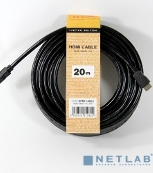 Кабель цифровой TV-COM HDMI19M to HDMI19M, V1.4+3D, 20m CG150S-20M