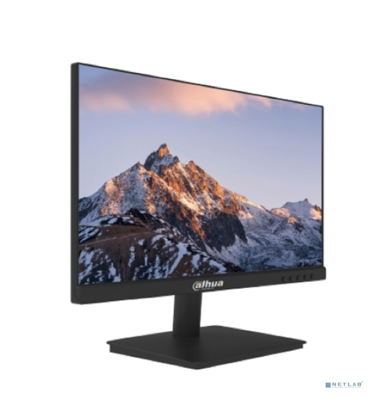 Монитор 21.5' Dahua DHI-LM22-A211Y IPS 1920x1080, 120 Гц (оверклок), 1 мс (MPRT), 16:9, 250 кд/м², VGA, HDMI 1.4, HDR10, черный