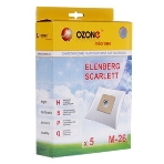 Многоразовый мешок для пылесоса OZONE microne multiplex MX-26 синтетический, фото 1