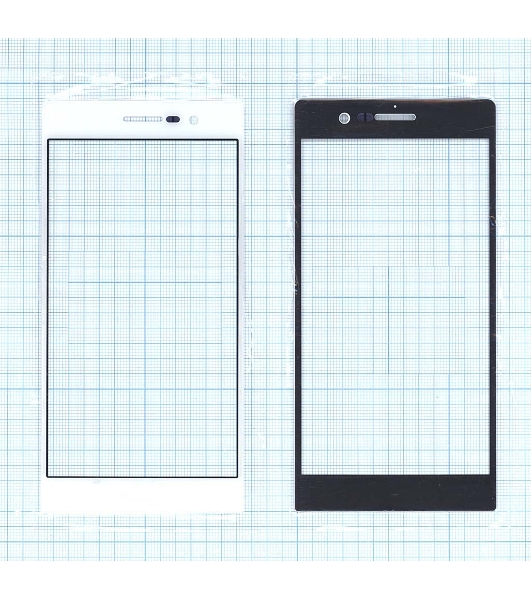 Стекло для Huawei Ascend P7 белое
