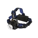 Фонарь Ultraflash E150 налоб акку 220В, черный, CREE 3 Ватт, фокус, 2 ак 3 реж, пласт, бокс 12188, фото2