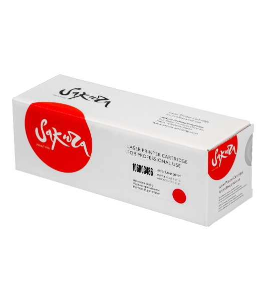 Картридж лазерный Sakura 106R03486 для Xerox Phaser, WC, пурпурный, 2400 к.