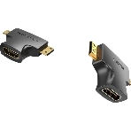 Адаптер-переходник Vention HDMI 19F/Mini HDMI+Micro HDMI, фото 1