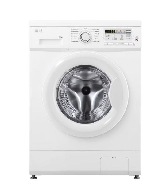 Стиральная машина LG F10B8MD белая, загрузка фронтальная 5.5кг, 1000 об/мин., класс: A