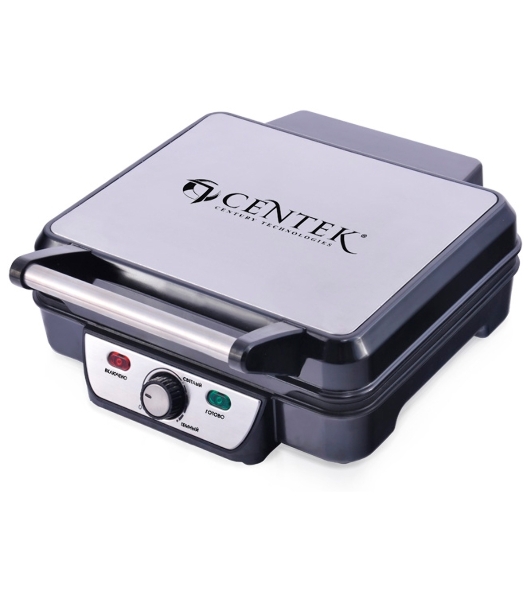 Гриль контактный электрический Centek CT-1463 1800 Вт, 2 жаровни 280х230 мм, антипригар, нагрев 240 гр, нерж отдел