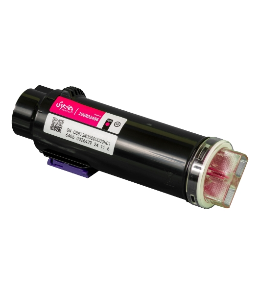 Картридж лазерный Sakura 106R03486 для Xerox Phaser, WC, пурпурный, 2400 к.