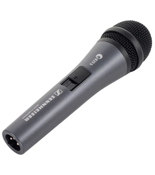 Микрофон проводной Sennheiser E 825-S черный
