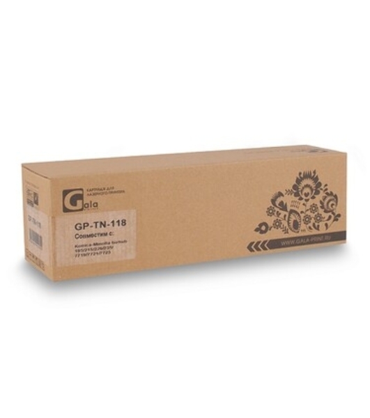 Картридж GalaPrint GP-TN-118 для принтеров Konica-Minolta bizhub 195/215/226/235/7719/7721/7723 12000 копий
